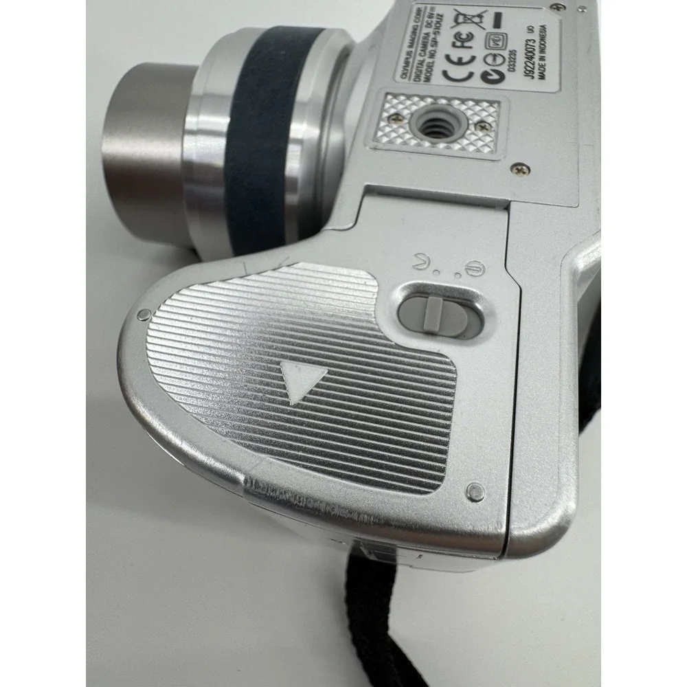 Olympus SP-510 UZ 10X Zoom 7.1MP Digital Camera Silver With Box Tested & Working